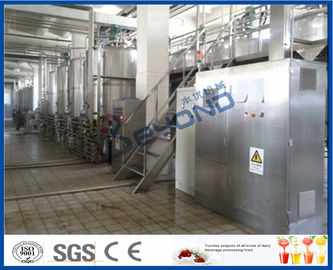 Skid Frame  SUS304 Dairy Industrial Yogurt Making Machine small scale