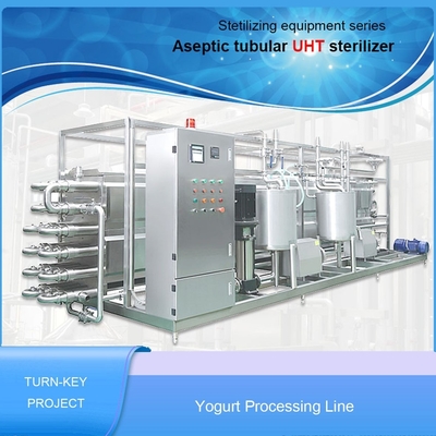 Skid Frame  SUS304 Dairy Industrial Yogurt Making Machine small scale