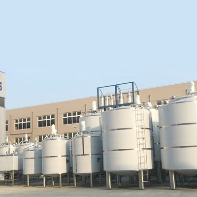 Milk Production Stainless Steel Pressure Tank Outdoor Silo for storage